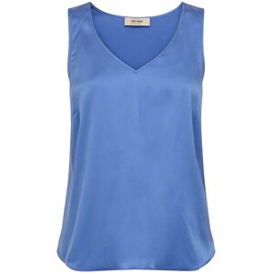 MOS MOSH Mmastrid V-Neck Silk Tank Top S ULTRAMARINE S MOS MOSH Mmastrid V-Neck Silk Tank Top S ULTRAMARINE S