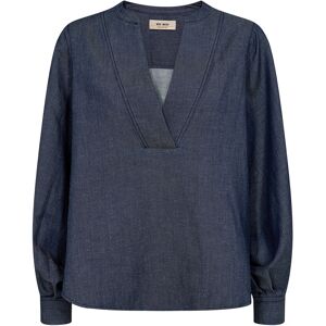 MOS MOSH Mmyen Denim Blouse M DARK BLUE M MOS MOSH Mmyen Denim Blouse M DARK BLUE M