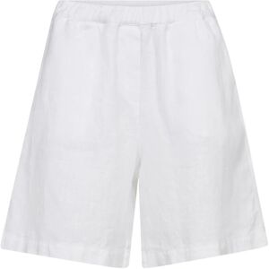 MOS MOSH Mmemmie Linen Bermuda Shorts XS WHITE XS MOS MOSH Mmemmie Linen Bermuda Shorts XS WHITE XS