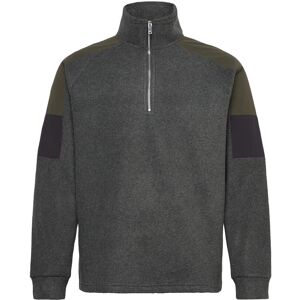 Mos Mosh Gallery Mmgchan Fleece Pullover S DARK GREY MELANGE S Mos Mosh Gallery Mmgchan Fleece Pullover S DARK GREY MELANGE S