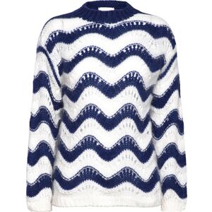 Noella Panama Knit Jumper XS/S CREAM/NAVY MIX XS/S Noella Panama Knit Jumper XS/S CREAM/NAVY MIX XS/S
