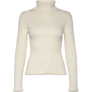 NORR Sherry Frill Knit Top 36 OFF-WHITE 36 NORR Sherry Frill Knit Top 36 OFF-WHITE 36
