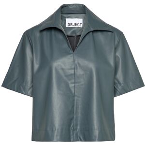 Object Objemery 2/4 Lo Coated Top 143 40 DARK SLATE 40 Object Objemery 2/4 Lo Coated Top 143 40 DARK SLATE 40