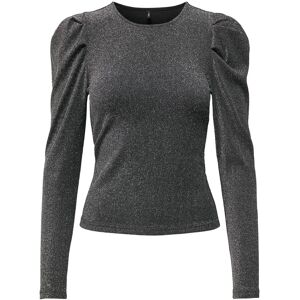 ONLY Onlrich L/S Glitter Puff Top Jrs S BLACK S ONLY Onlrich L/S Glitter Puff Top Jrs S BLACK S
