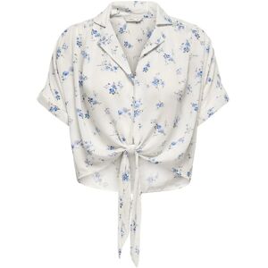 ONLY Onlpaula Life S/S Tie Shirt Wvn Noos XL CLOUD DANCER XL ONLY Onlpaula Life S/S Tie Shirt Wvn Noos XL CLOUD DANCER XL