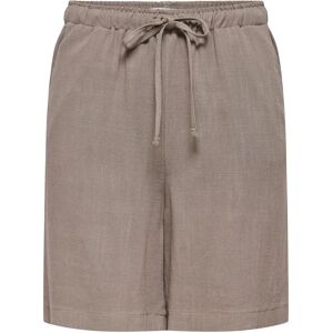 ONLY Onlsiesta Mw Pull-Up Lin Bl Shorts Noos L WALNUT L ONLY Onlsiesta Mw Pull-Up Lin Bl Shorts Noos L WALNUT L