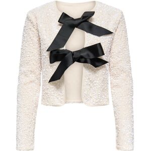 ONLY Onlanika Sequins Ls Bow Top Wvn Cs M WHITECAP GRAY M ONLY Onlanika Sequins Ls Bow Top Wvn Cs M WHITECAP GRAY M