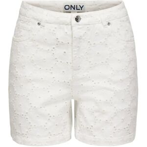 ONLY Onlphine-Fio Hw Anglaise Shorts Pnt L BRIGHT WHITE L ONLY Onlphine-Fio Hw Anglaise Shorts Pnt L BRIGHT WHITE L
