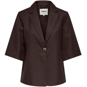 ONLY Onlbaia 2/4 Linen Bl Blazer Tlr 40 COFFEE BEAN 40 ONLY Onlbaia 2/4 Linen Bl Blazer Tlr 40 COFFEE BEAN 40