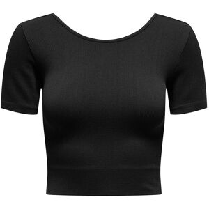 Only Play Onpjaia Ss 2-Way Crop Seam Top Noos M/L BLACK M/L Only Play Onpjaia Ss 2-Way Crop Seam Top Noos M/L BLACK M/L