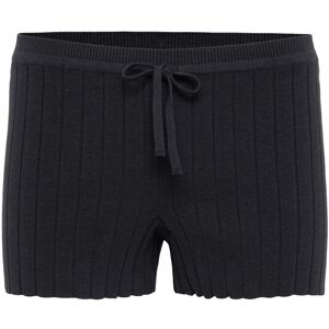 Organic Basics Soft Knit Rib Shorts M BLACK M Organic Basics Soft Knit Rib Shorts M BLACK M
