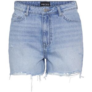 Pieces Pcsummer Hw Dest Lb Shorts Noos XL LIGHT BLUE DENIM XL Pieces Pcsummer Hw Dest Lb Shorts Noos XL LIGHT BLUE DENIM XL