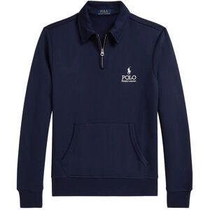 Polo Ralph Lauren Logo Fleece Collared Sweatshirt M CRUISE NAVY M Polo Ralph Lauren Logo Fleece Collared Sweatshirt M CRUISE NAVY M