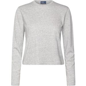 Polo Ralph Lauren Shrunken Fit Jersey Long-Sleeve Tee XS COBBLESTONE HEATH XS Polo Ralph Lauren Shrunken Fit Jersey Long-Sleeve Tee XS COBBLESTONE HEATH XS