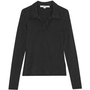 REMAIN Birger Christensen Jersey Polo Top S BLACK S REMAIN Birger Christensen Jersey Polo Top S BLACK S