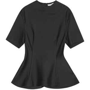 REMAIN Birger Christensen Suiting Peplum Top 34 BLACK 34 REMAIN Birger Christensen Suiting Peplum Top 34 BLACK 34