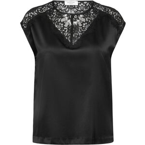 Rosemunde Rwjade Silk Sl Lace Top 34 BLACK 34 Rosemunde Rwjade Silk Sl Lace Top 34 BLACK 34