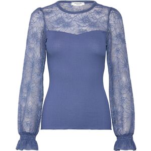 Rosemunde Rwbeatha Silk Ls Full Lace T-Shirt L DUTCH BLUE L Rosemunde Rwbeatha Silk Ls Full Lace T-Shirt L DUTCH BLUE L