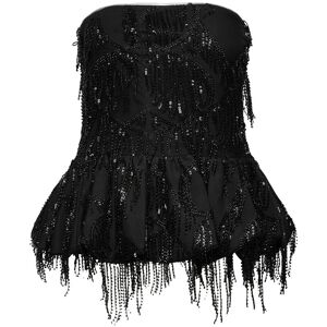 ROTATE Sequins Bubble Top 36 BLACK 36 ROTATE Sequins Bubble Top 36 BLACK 36