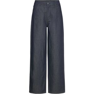 ROTATE Wide Leg Jeans 25 DARK BLUE DENIM 25 ROTATE Wide Leg Jeans 25 DARK BLUE DENIM 25