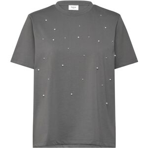 Saint Tropez Mishasz T-Shirt S GUNMETAL S Saint Tropez Mishasz T-Shirt S GUNMETAL S