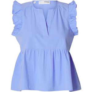 Selected Slfblair-Ida Sl Top Noos 36 CORNFLOWER BLUE 36 Selected Slfblair-Ida Sl Top Noos 36 CORNFLOWER BLUE 36