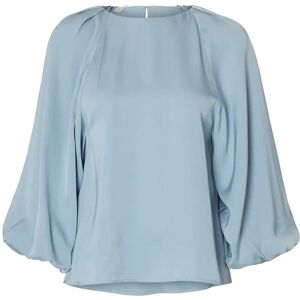 Selected Slflaurina 3/4 Top Noos 34 DUSTY BLUE 34 Selected Slflaurina 3/4 Top Noos 34 DUSTY BLUE 34