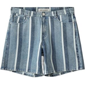 Sofie Schnoor Ozilasw Striped Denim Shorts 42 BLUE DENIM STRIPE 42 Sofie Schnoor Ozilasw Striped Denim Shorts 42 BLUE DENIM STRIPE 42
