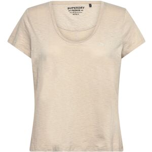 Superdry Studios Scoop Neck Tee 16 FEATHER GREY 16 Superdry Studios Scoop Neck Tee 16 FEATHER GREY 16