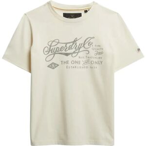 Superdry Industry Worker Rlxd Tee 10 CREAM 10 Superdry Industry Worker Rlxd Tee 10 CREAM 10