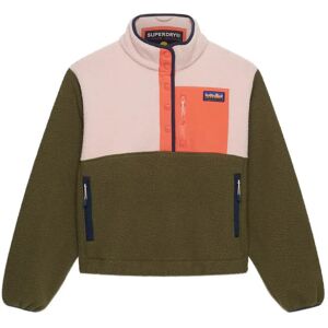 Superdry Colour Block Fleece Pull Over 10 SHOOTING OLIVE 10 Superdry Colour Block Fleece Pull Over 10 SHOOTING OLIVE 10