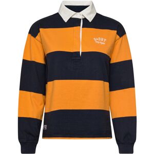 Superdry Heritage Stripe Rugby Top 8 NAVY/TRACK GOLD 8 Superdry Heritage Stripe Rugby Top 8 NAVY/TRACK GOLD 8