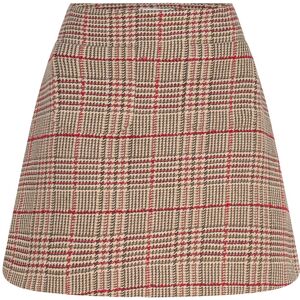 Tommy Hilfiger Seasonal Texture Mini Skirt 40 RED/ GREY CHECK 40 Tommy Hilfiger Seasonal Texture Mini Skirt 40 RED/ GREY CHECK 40