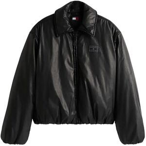 Tommy Jeans Tjw Oiled Padded Jacket Ext L BLACK L Tommy Jeans Tjw Oiled Padded Jacket Ext L BLACK L
