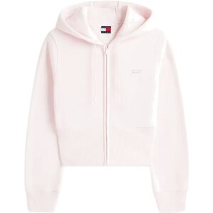 Tommy Jeans Tjw Reg Silver Script Zip Thru XS LIGHT PINK XS Tommy Jeans Tjw Reg Silver Script Zip Thru XS LIGHT PINK XS