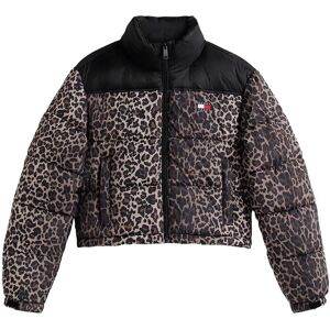 Tommy Jeans Tjw Cropped Leopard Puffer S LEOPARD AOP S Tommy Jeans Tjw Cropped Leopard Puffer S LEOPARD AOP S