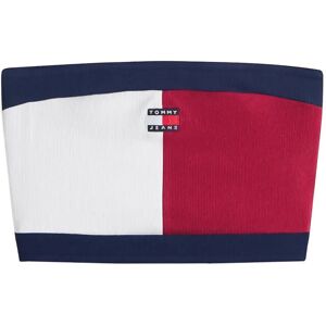 Tommy Jeans Tjw Flag Badge Tube Top M LAVISH CERISE MULTI M Tommy Jeans Tjw Flag Badge Tube Top M LAVISH CERISE MULTI M