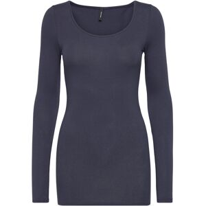 Vero Moda Vmmaxi My Ls Soft Long U-Neck Noos L BLACK IRIS L Vero Moda Vmmaxi My Ls Soft Long U-Neck Noos L BLACK IRIS L