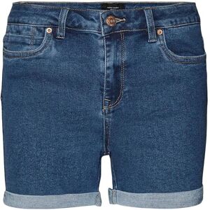 Vero Moda Vmluna Mr Fold Shorts Mix Ga Noos M MEDIUM BLUE DENIM M Vero Moda Vmluna Mr Fold Shorts Mix Ga Noos M MEDIUM BLUE DENIM M