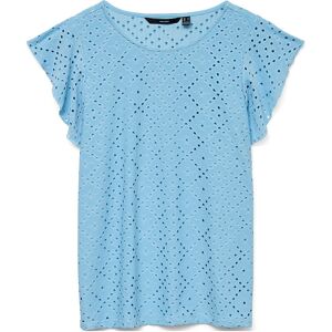 Vero Moda Vmtassa Sl Frill Top Noos M AIRY BLUE M Vero Moda Vmtassa Sl Frill Top Noos M AIRY BLUE M
