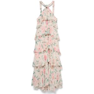 Vero Moda Vmfelicia Sl Ruffle Maxi Dress Exp M PEONY M Vero Moda Vmfelicia Sl Ruffle Maxi Dress Exp M PEONY M