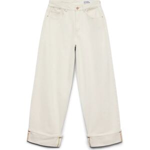 Vero Moda Vmzelda Hr Barrel Fold Up Ecru Jeans 29 x 34 ECRU 29 x 34 Vero Moda Vmzelda Hr Barrel Fold Up Ecru Jeans 29 x 34 ECRU 29 x 34
