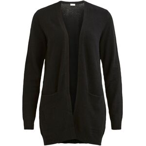 Vila Viril Open L/S Knit Cardigan - Noos XXL BLACK XXL Vila Viril Open L/S Knit Cardigan - Noos XXL BLACK XXL