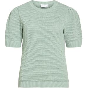 Vila Vidalo O-Neck S/S Knit Top - Noos XXL BLUE SURF XXL Vila Vidalo O-Neck S/S Knit Top - Noos XXL BLUE SURF XXL