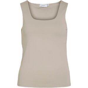 Vila Vikenza U-Neck S/L Tank Top Rev - Noos L SILVER GRAY L Vila Vikenza U-Neck S/L Tank Top Rev - Noos L SILVER GRAY L