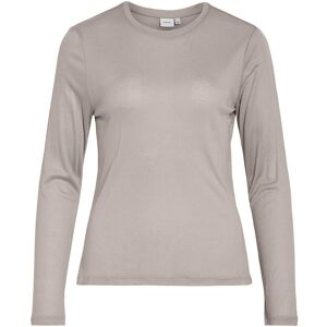 Vila Vialexia O-Neck L/S Top - Noos M SILVER GRAY M Vila Vialexia O-Neck L/S Top - Noos M SILVER GRAY M