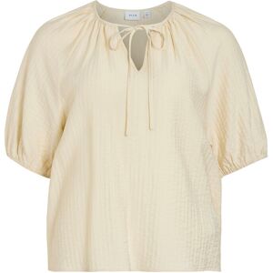 Vila Viclo 2/4 V-Neck Top - Noos 36 BIRCH 36 Vila Viclo 2/4 V-Neck Top - Noos 36 BIRCH 36