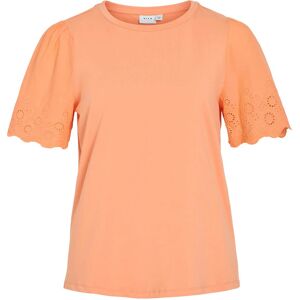 Vila Viceliana O-Neck S/S Top XS CADMIUM ORANGE XS Vila Viceliana O-Neck S/S Top XS CADMIUM ORANGE XS