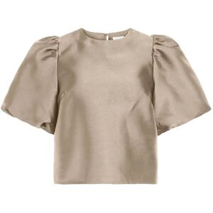 Vila Vishina 2/4 O-Neck Top/Dc/Ka 38 CEMENT 38 Vila Vishina 2/4 O-Neck Top/Dc/Ka 38 CEMENT 38