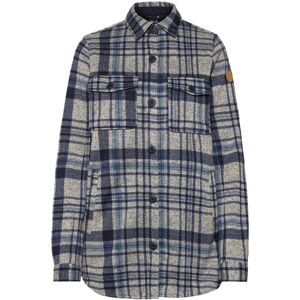 Whistler Milly W Checked Fleece Shirt 36 NAVY BLAZER 36 Whistler Milly W Checked Fleece Shirt 36 NAVY BLAZER 36
